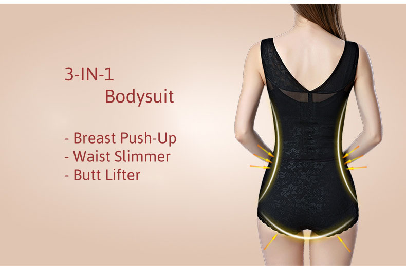 The Body Foundation Basic - 4-in-1 Charcoal Fat Burning Body Suit